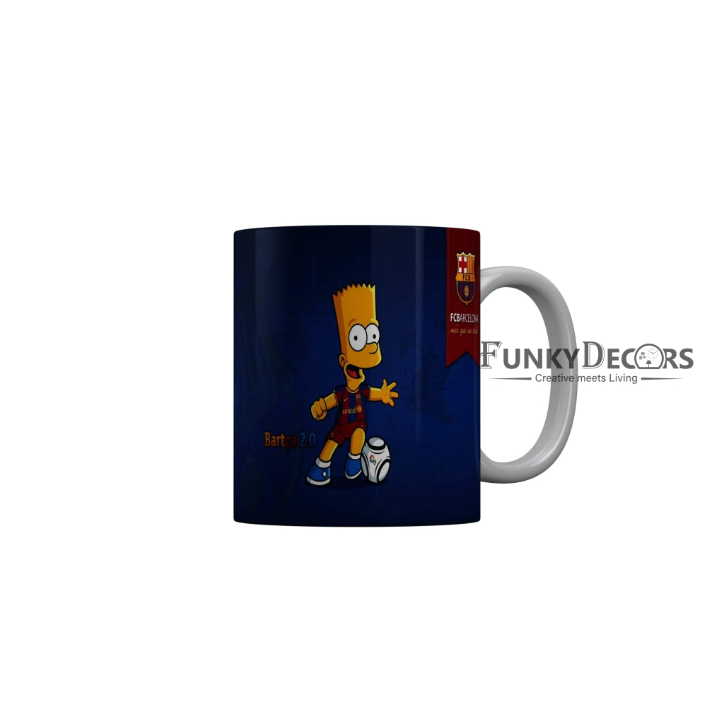 FunkyDecors Bart Simpson Ceramic Coffee Mug Cartoon Mug FunkyDecors