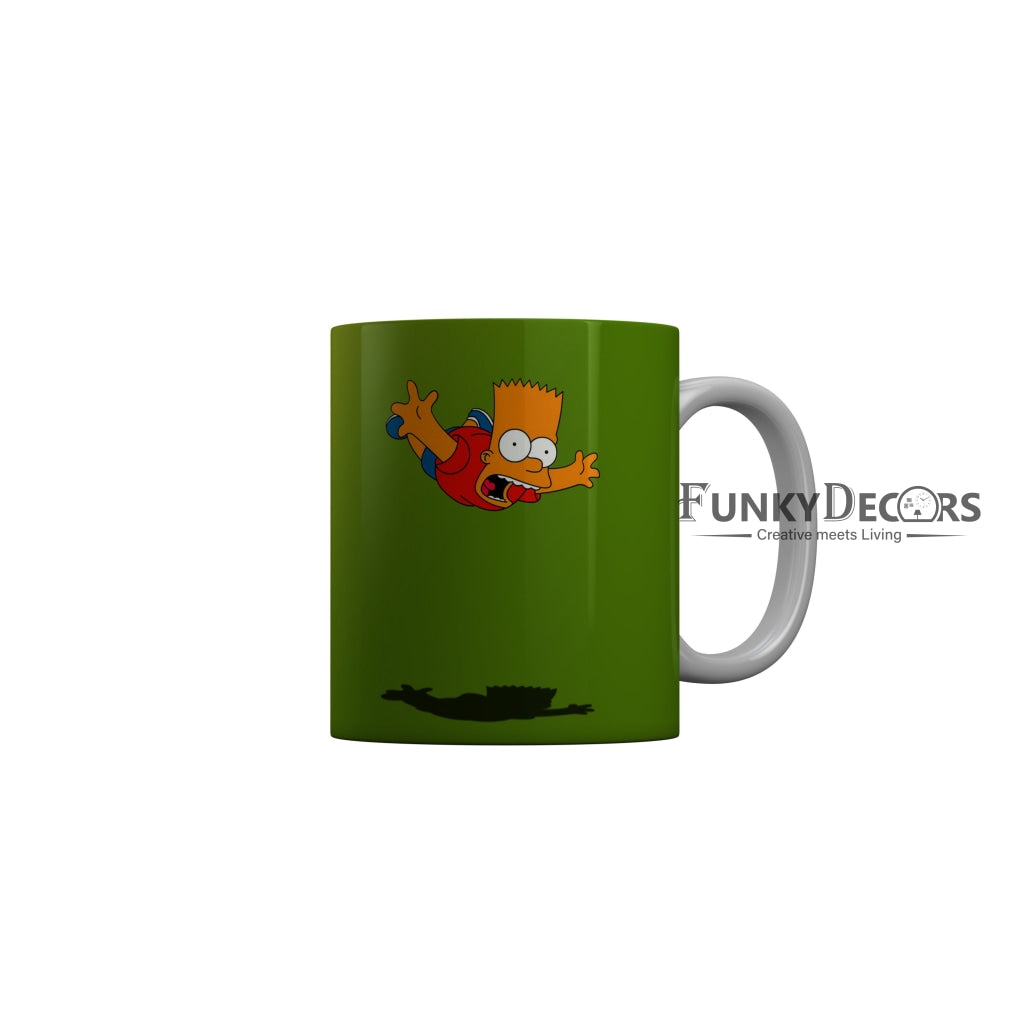 FunkyDecors Bart Simpson Ceramic Coffee Mug