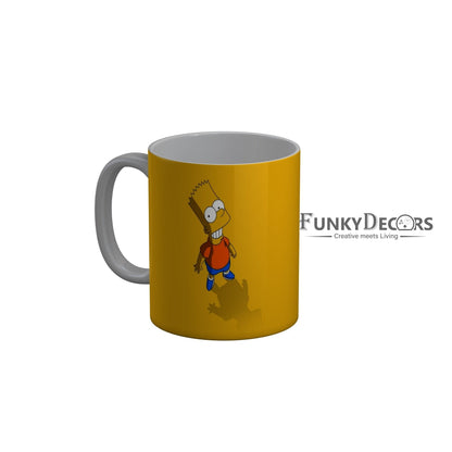 FunkyDecors Bart Simpson Ceramic Coffee Mug