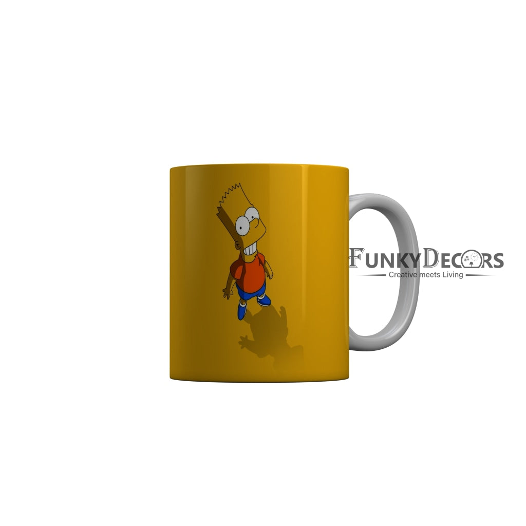 FunkyDecors Bart Simpson Ceramic Coffee Mug