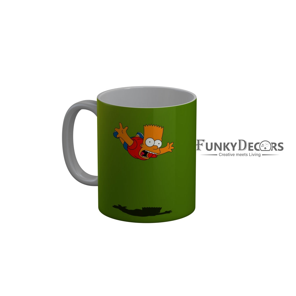 FunkyDecors Bart Simpson Ceramic Coffee Mug