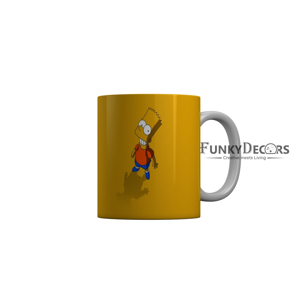 FunkyDecors Bart Simpson Ceramic Coffee Mug