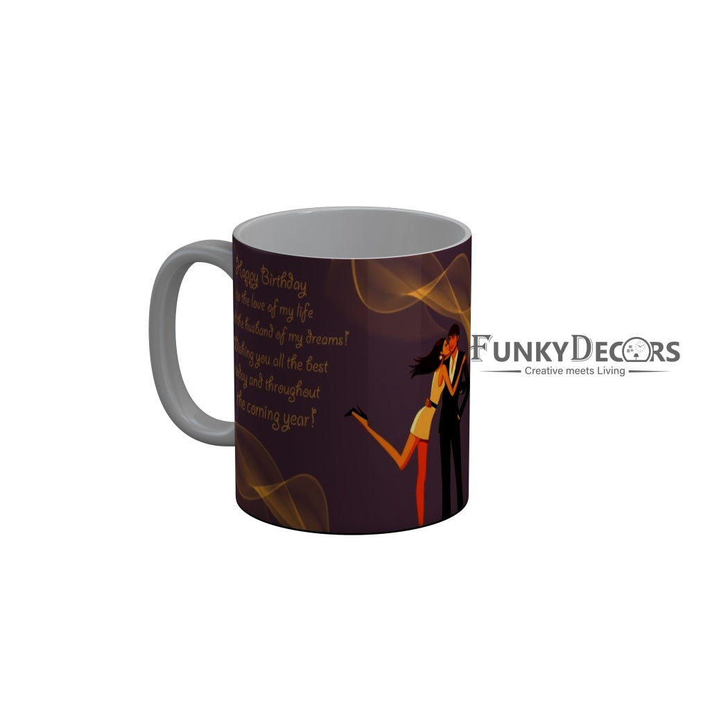 FunkyDecors Birthday Wishes Ceramic Coffee Mug