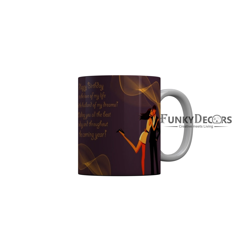 FunkyDecors Birthday Wishes Ceramic Coffee Mug