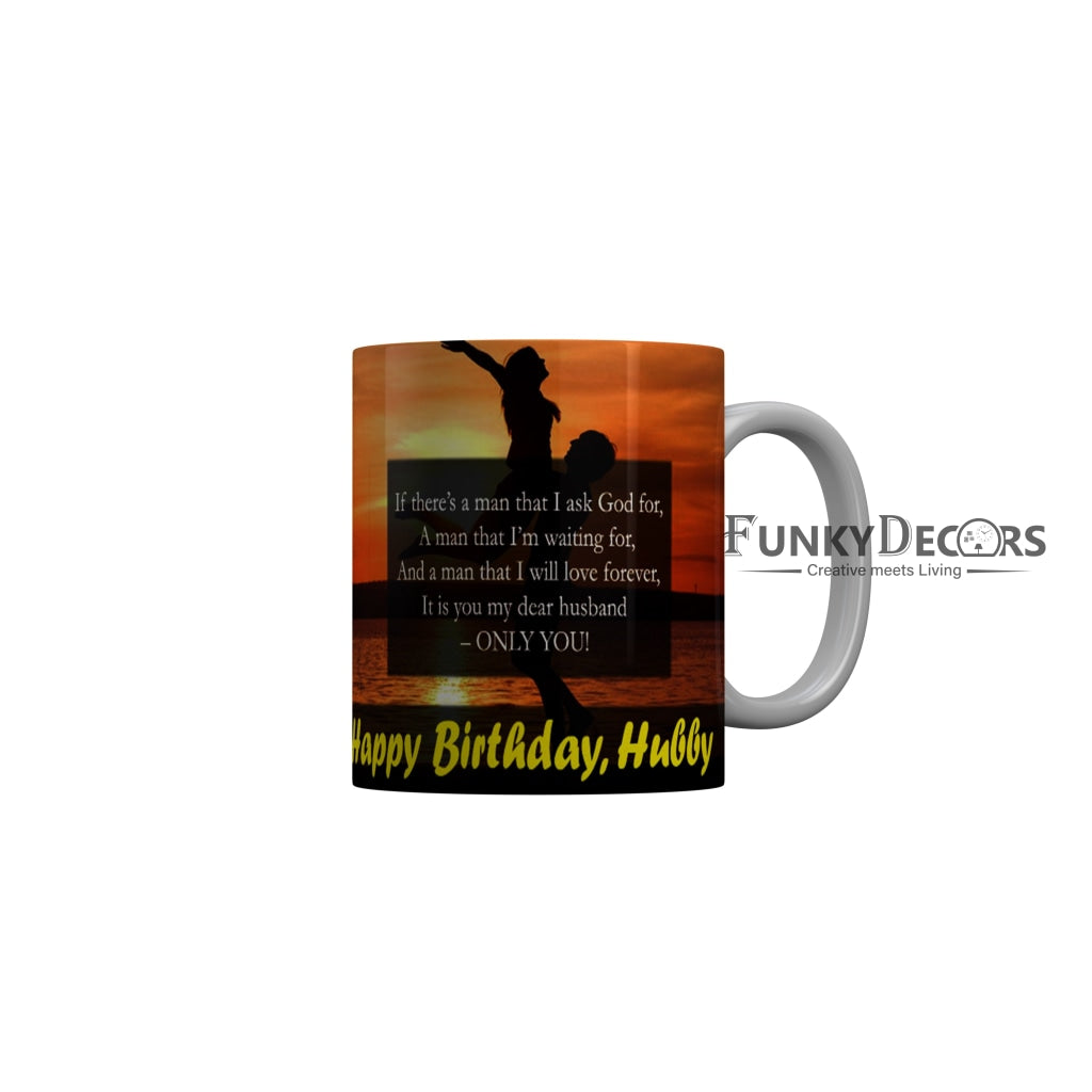 FunkyDecors Birthday Wishes Ceramic Coffee Mug