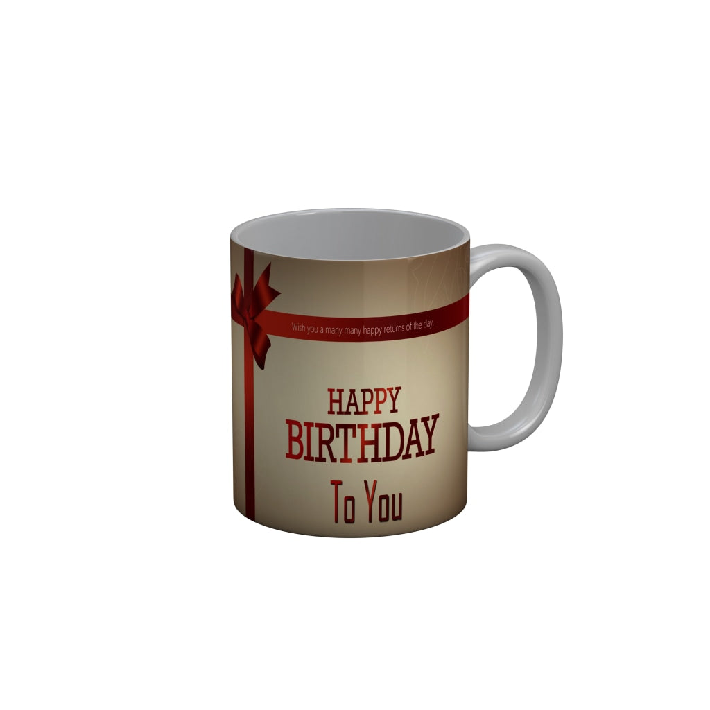 FunkyDecors Birthday Wishes Ceramic Coffee Mug