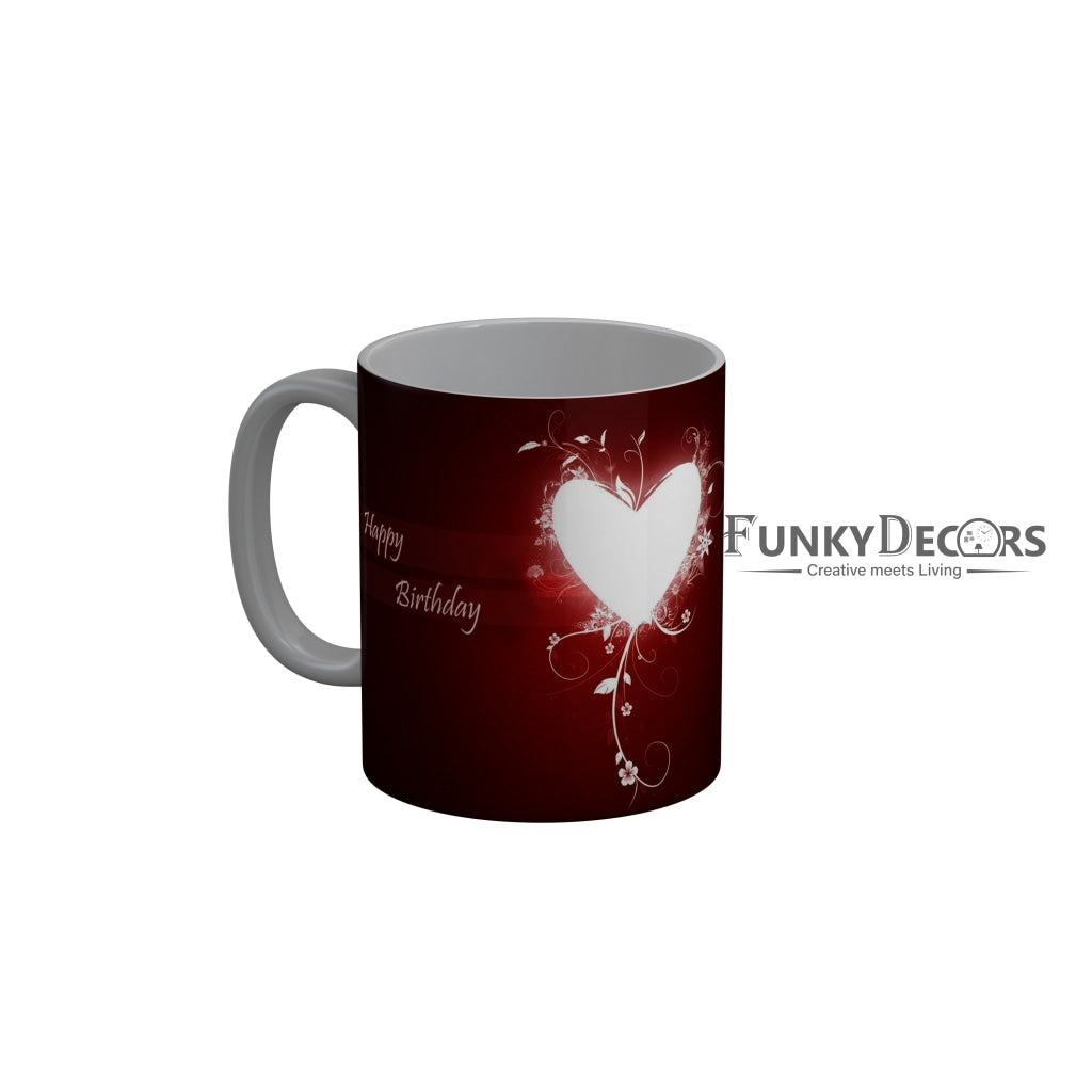 FunkyDecors Birthday Wishes Ceramic Coffee Mug