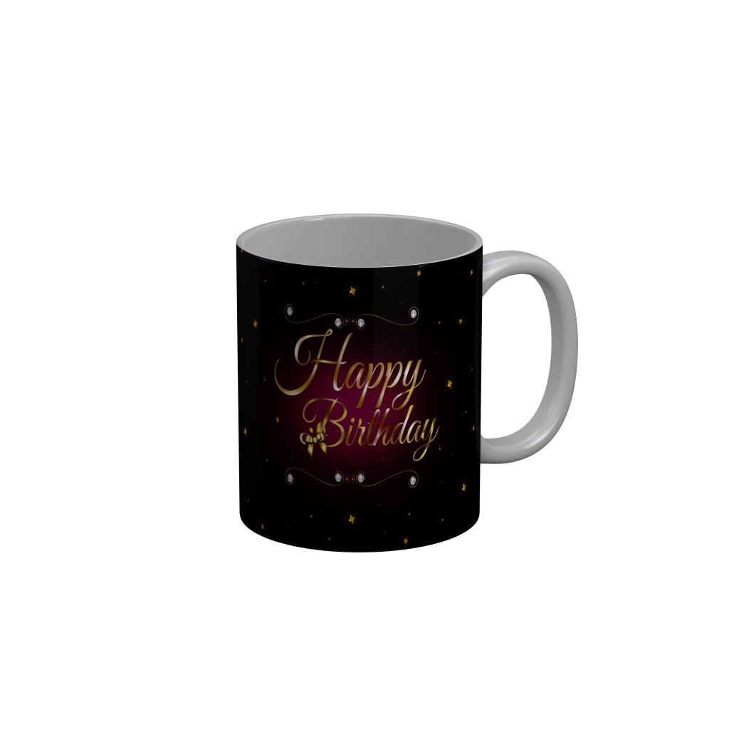 FunkyDecors Birthday Wishes Ceramic Coffee Mug