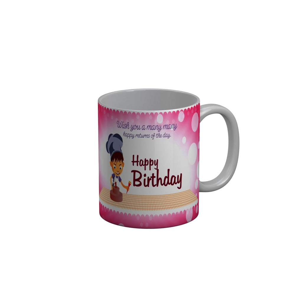 FunkyDecors Birthday Wishes Ceramic Coffee Mug