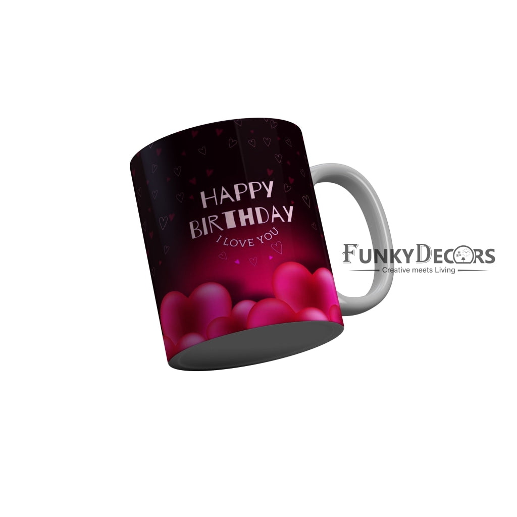 FunkyDecors Birthday Wishes Ceramic Coffee Mug