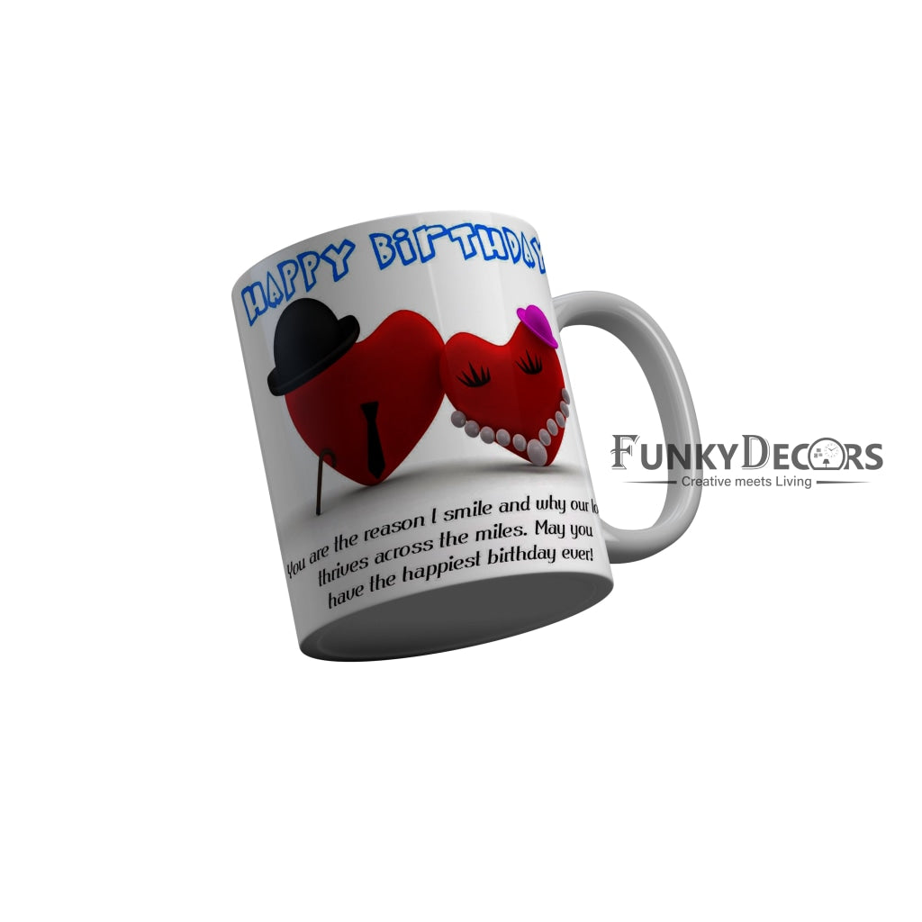 FunkyDecors Birthday Wishes Ceramic Coffee Mug