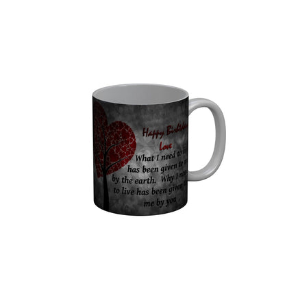 FunkyDecors Birthday Wishes Ceramic Coffee Mug