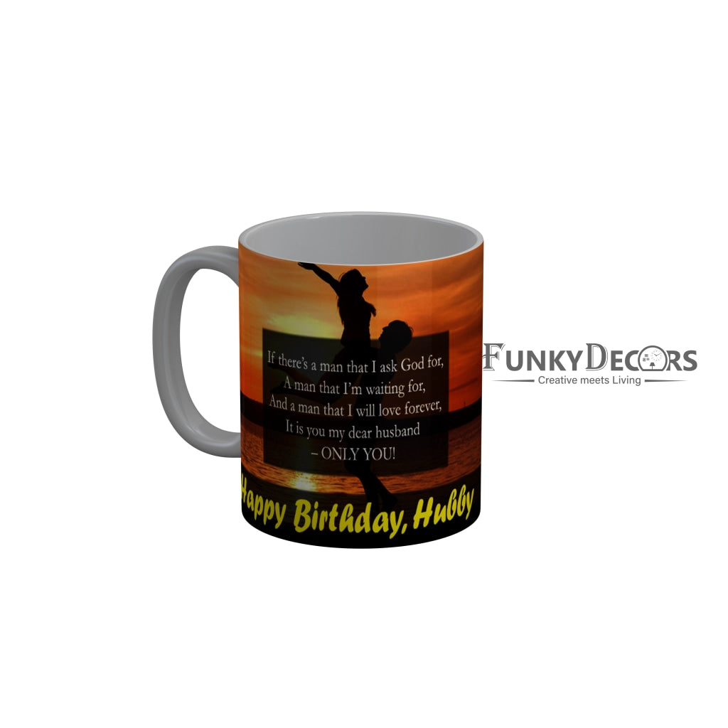 FunkyDecors Birthday Wishes Ceramic Coffee Mug