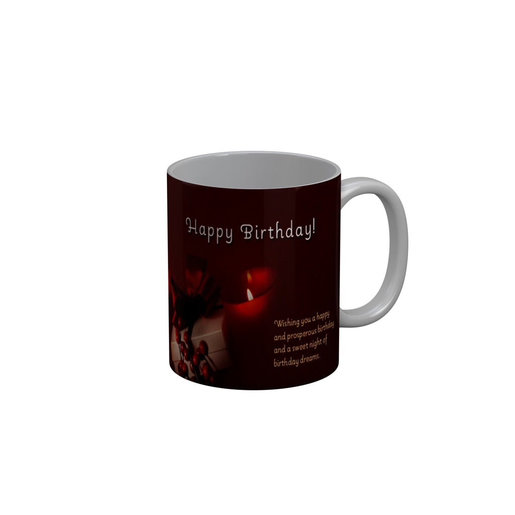 FunkyDecors Birthday Wishes Ceramic Coffee Mug