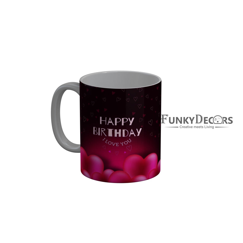 FunkyDecors Birthday Wishes Ceramic Coffee Mug