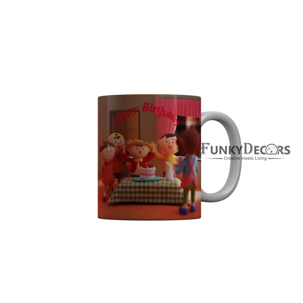 FunkyDecors Birthday Wishes Ceramic Coffee Mug