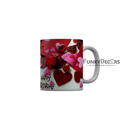 FunkyDecors Birthday Wishes Ceramic Coffee Mug