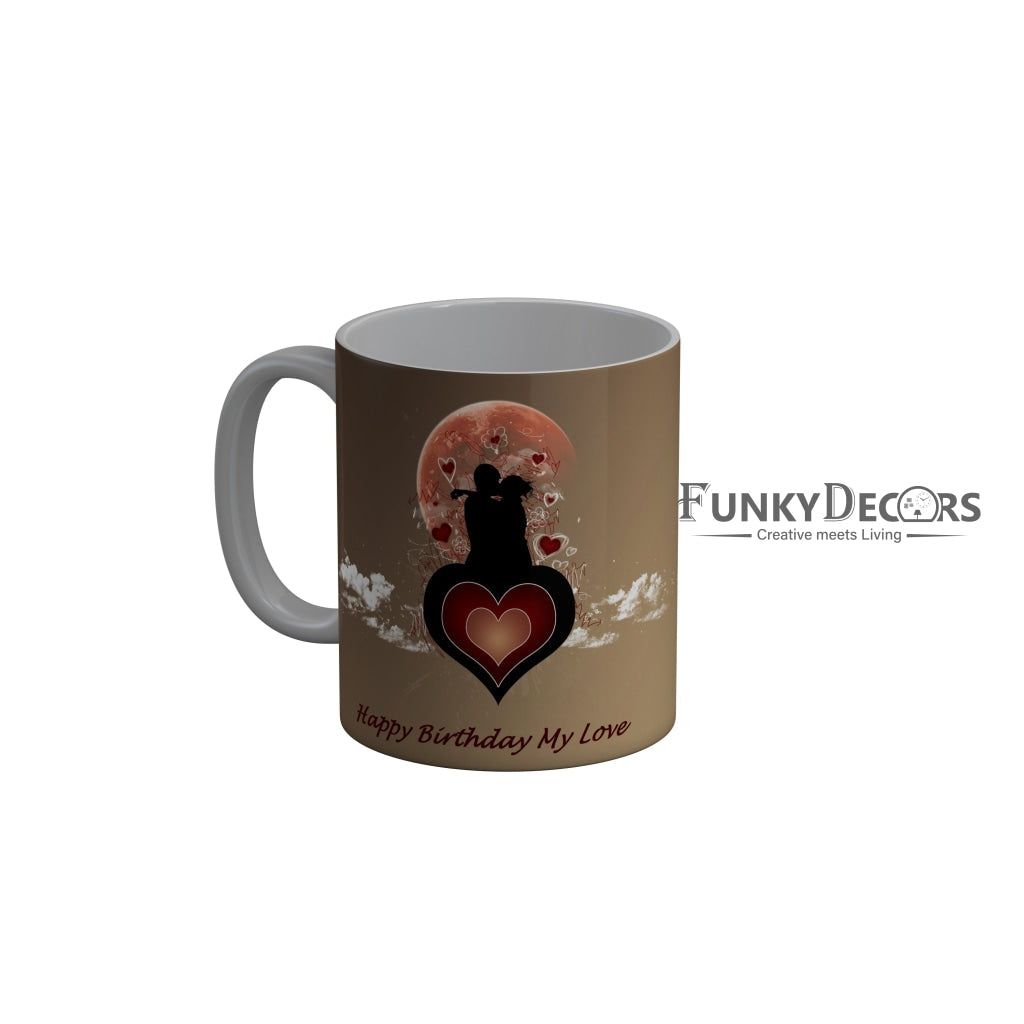 FunkyDecors Birthday Wishes Ceramic Coffee Mug