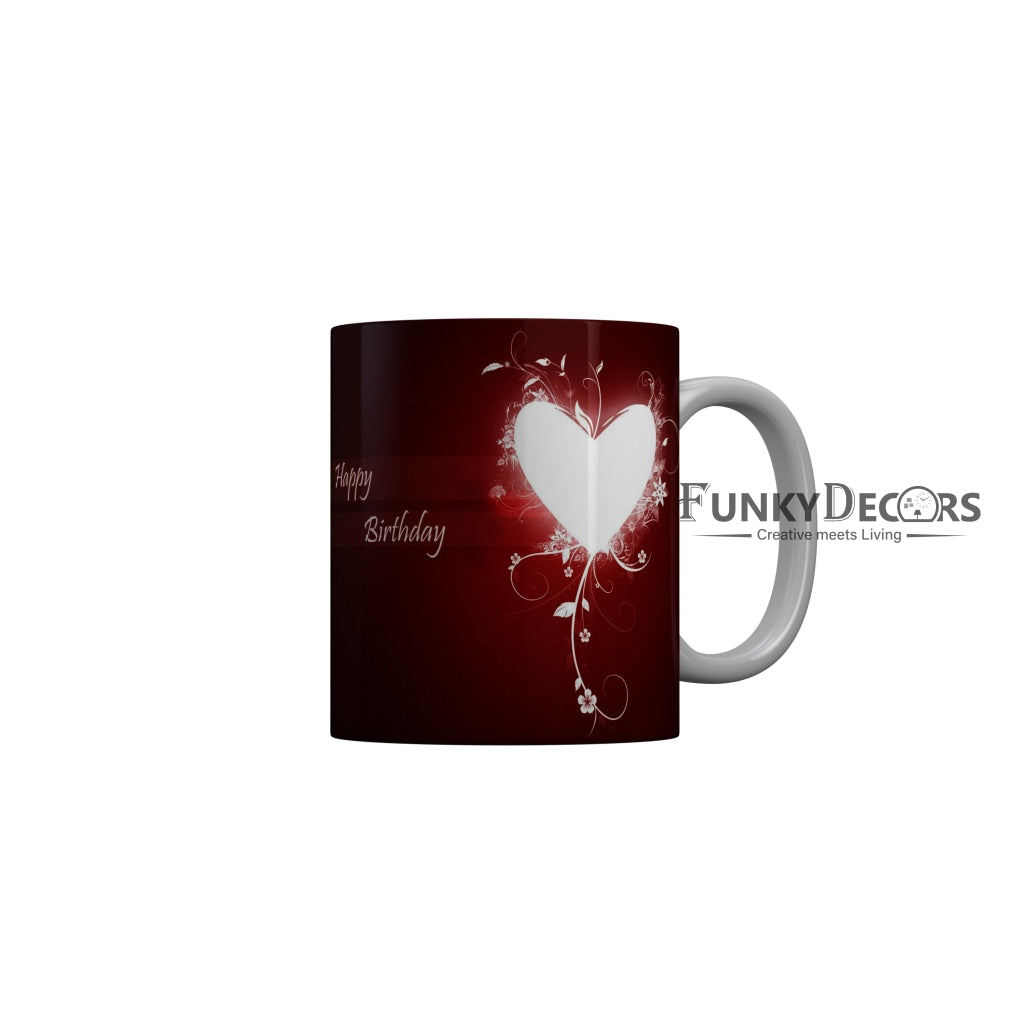 FunkyDecors Birthday Wishes Ceramic Coffee Mug