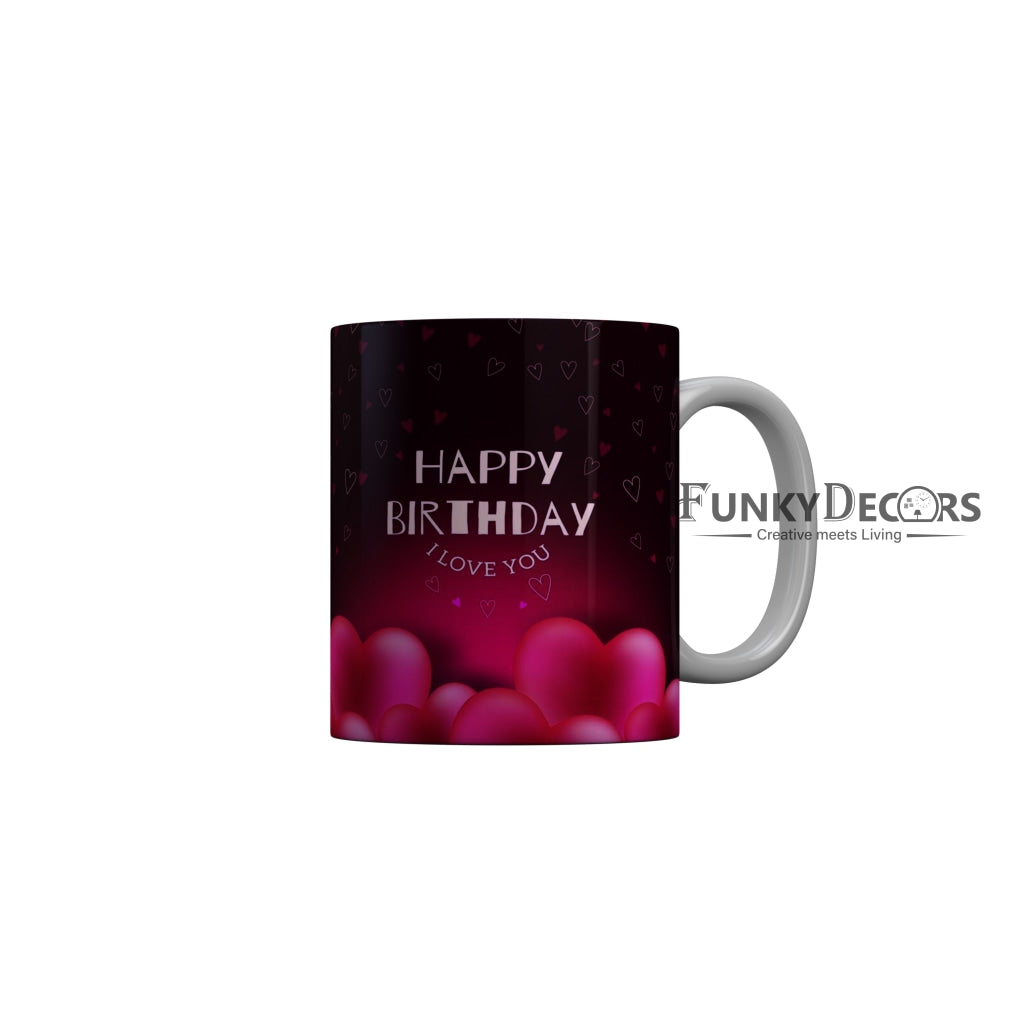 FunkyDecors Birthday Wishes Ceramic Coffee Mug