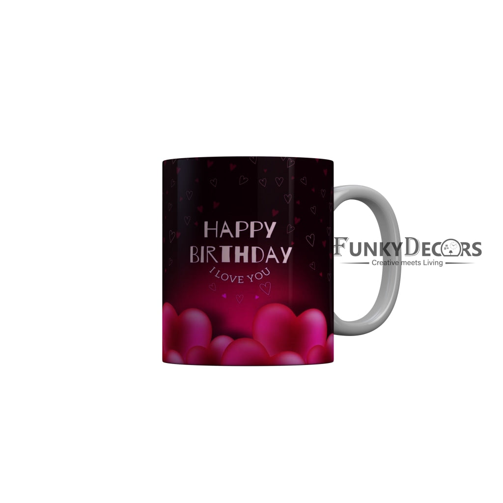 FunkyDecors Birthday Wishes Ceramic Coffee Mug