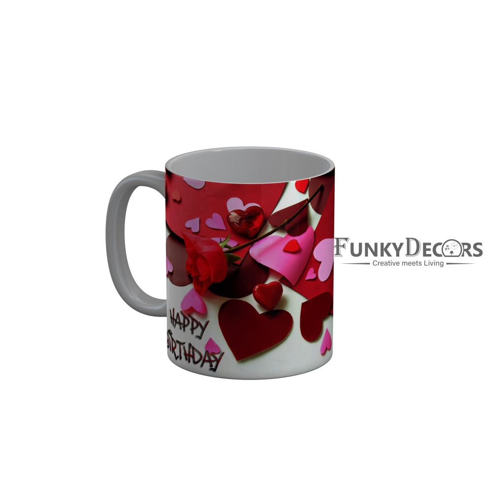 FunkyDecors Birthday Wishes Ceramic Coffee Mug