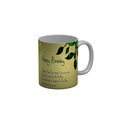 FunkyDecors Birthday Wishes Ceramic Coffee Mug