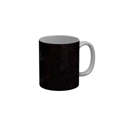 FunkyDecors Black Marble Pattern Ceramic Coffee Mug