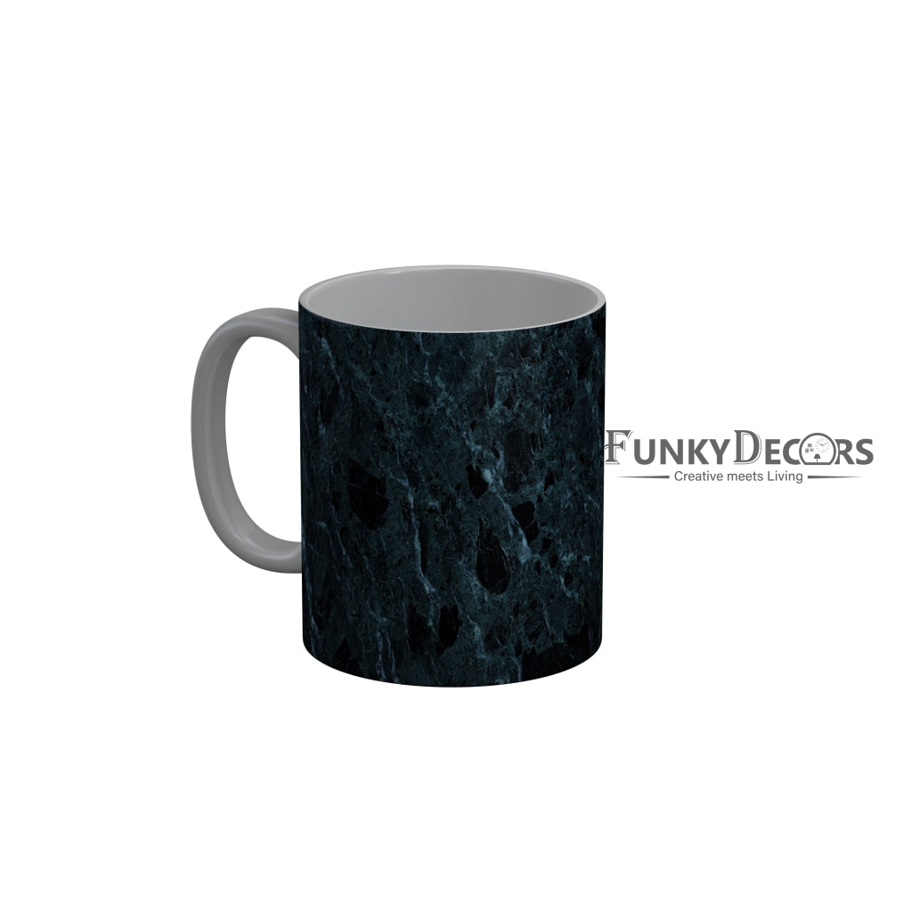 FunkyDecors Blue Marble Pattern Ceramic Coffee Mug