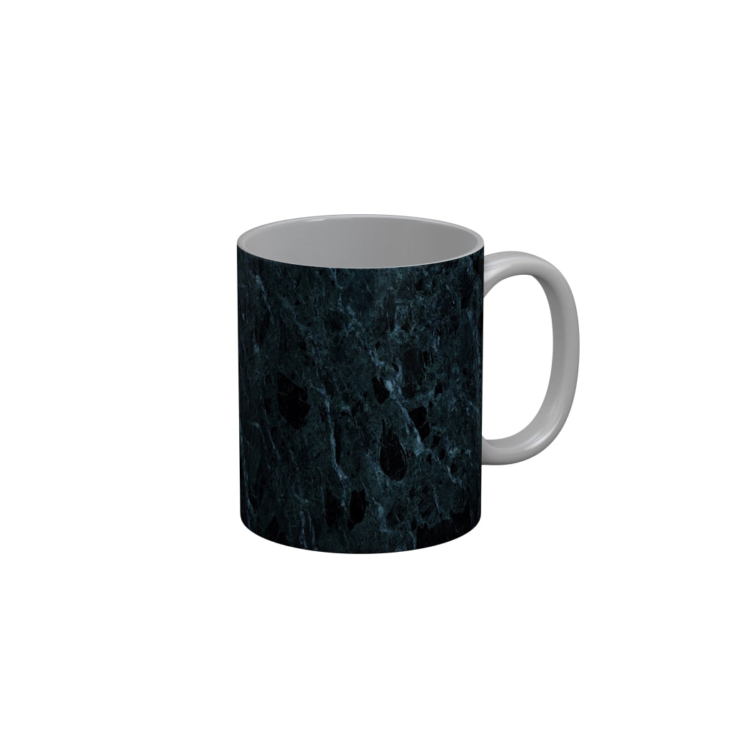 FunkyDecors Blue Marble Pattern Ceramic Coffee Mug