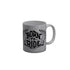 FunkyDecors Born To Die Grey Funny Quotes Ceramic Coffee Mug, 350 ml