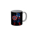 Funkydecors Captain America Black Ceramic Coffee Mug 350 Ml Mugs