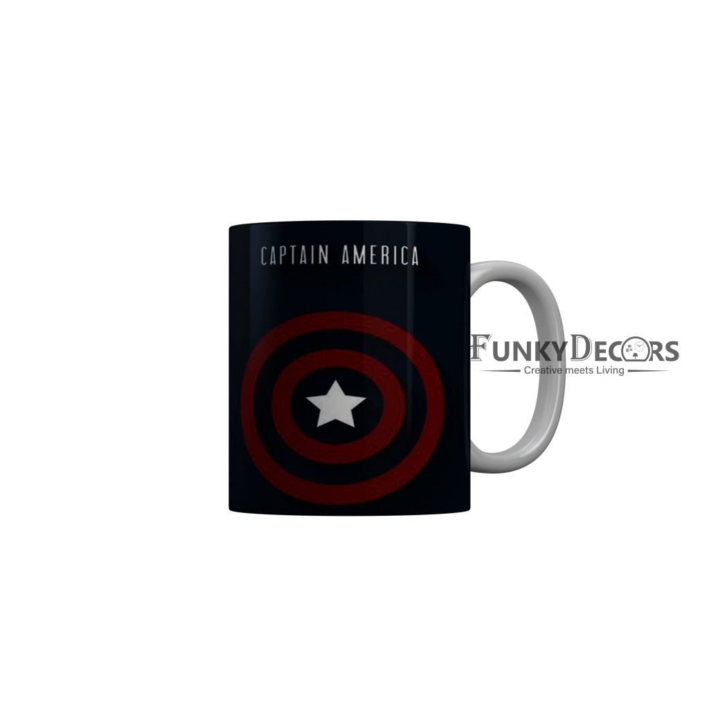 FunkyDecors Captain America Ceramic Coffee Mug