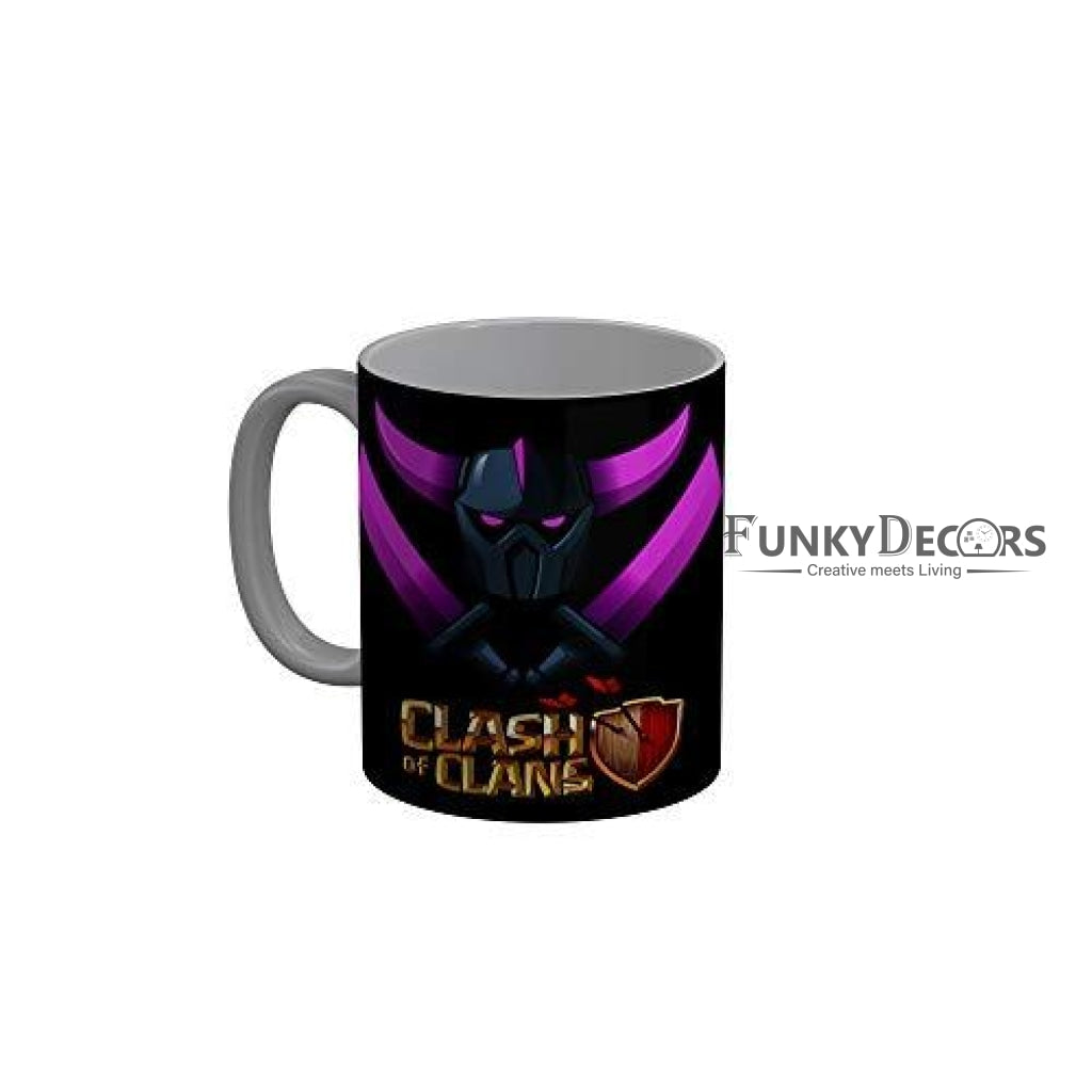 Funkydecors Cash Of Clans Black Quotes Ceramic Coffee Mug 350 Ml Mugs