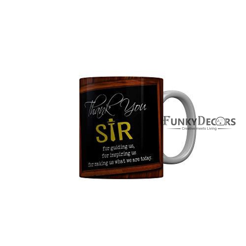 Funkydecors Ceramic Mug - 1 Piece Multicolour 350 Ml Mugs