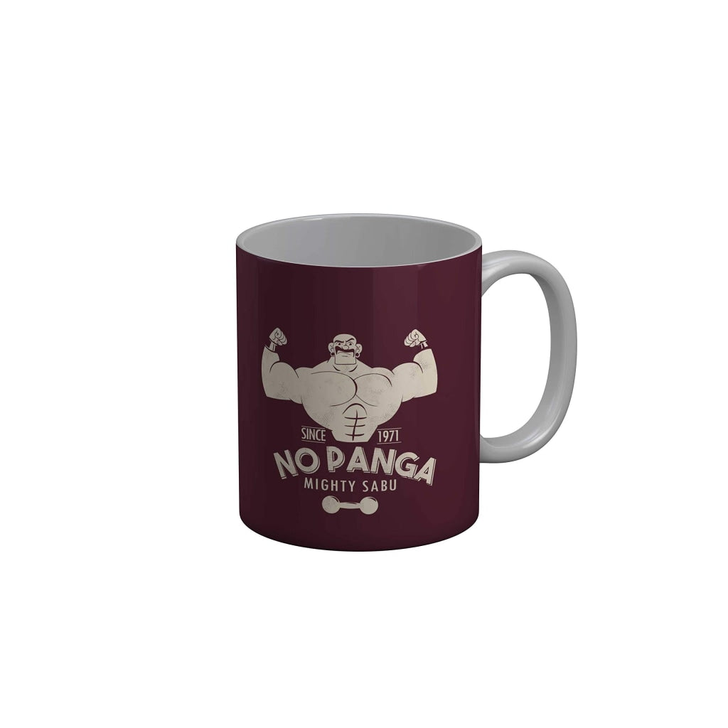 Funkydecors Chacha Choudhary Comic Cartoon Ceramic Mug 350 Ml Multicolor Mugs