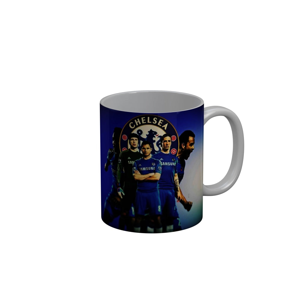 FunkyDecors Chelsea Football Club Blue Ceramic Coffee Mug