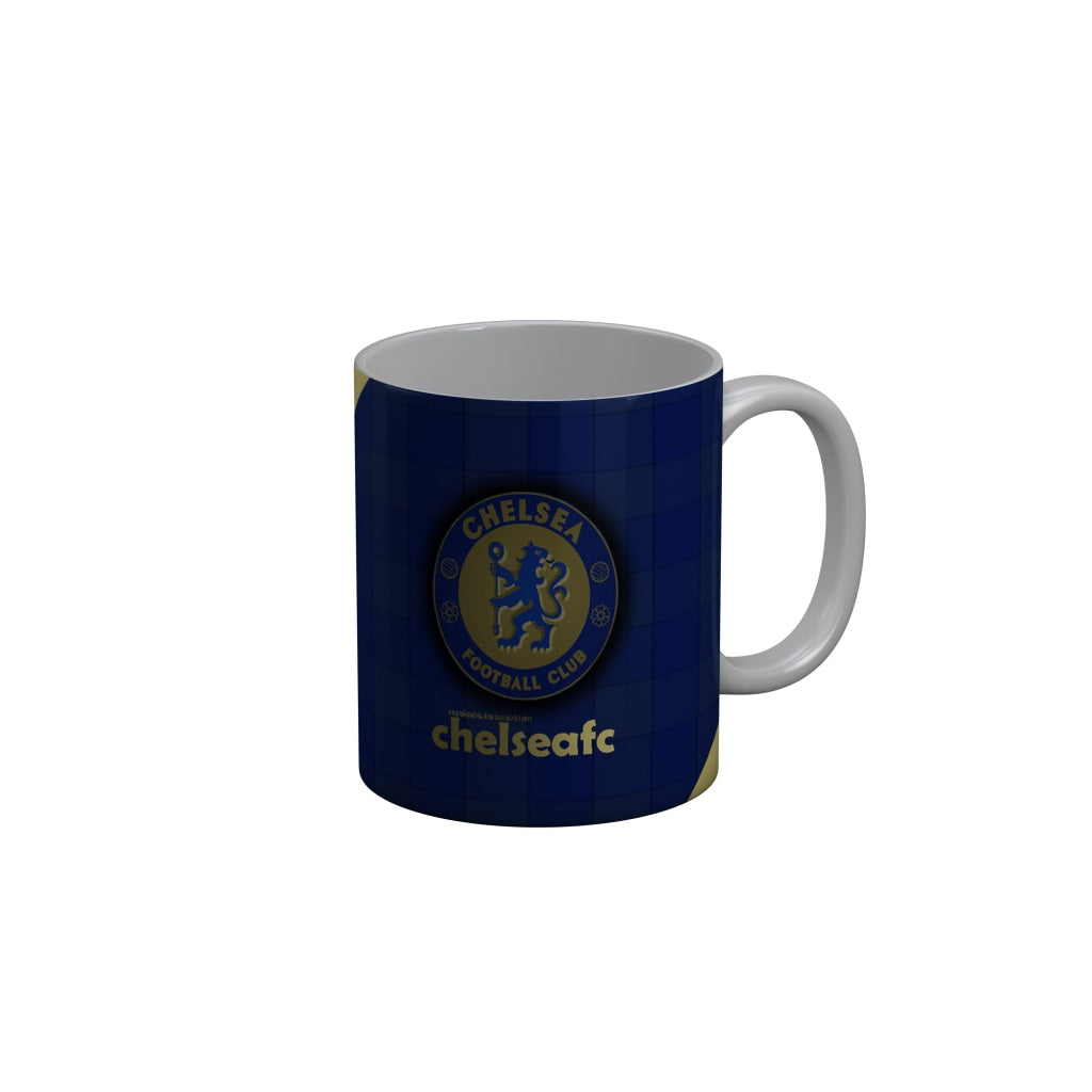 FunkyDecors Chelsea Football Club Blue Ceramic Coffee Mug