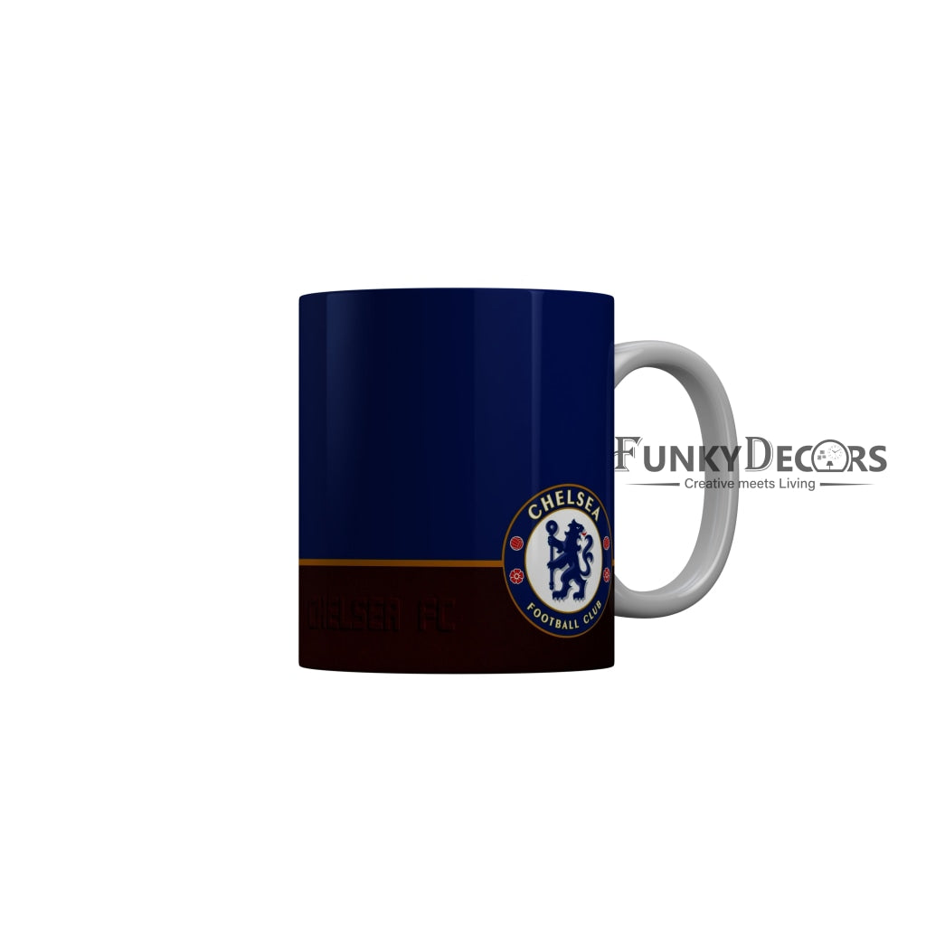 FunkyDecors Chelsea Football Club Blue Red Ceramic Coffee Mug