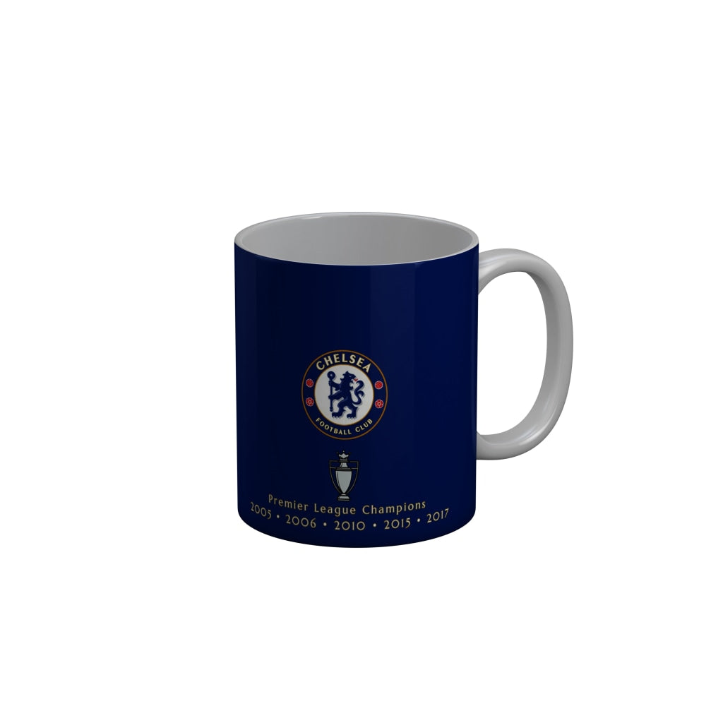 FunkyDecors Chelsea Football Club Premier League Champions Blue Ceramic Coffee Mug