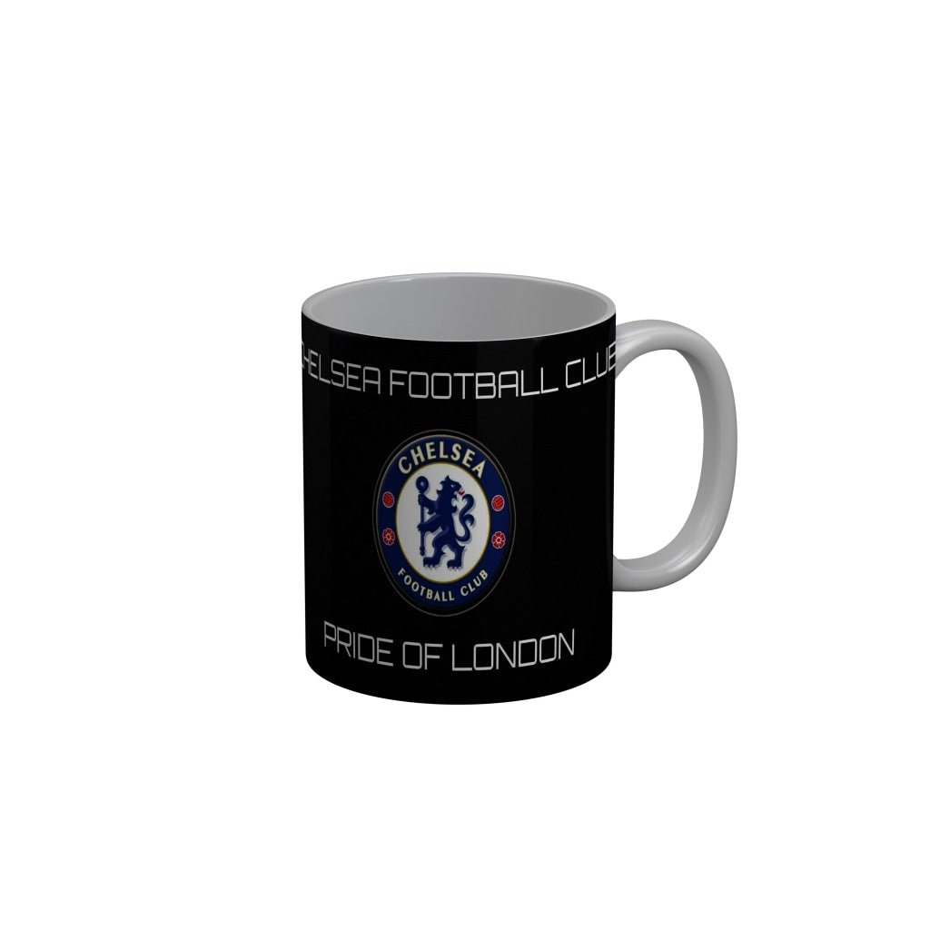 FunkyDecors Chelsea Football Club Pride of London Black Ceramic Coffee Mug