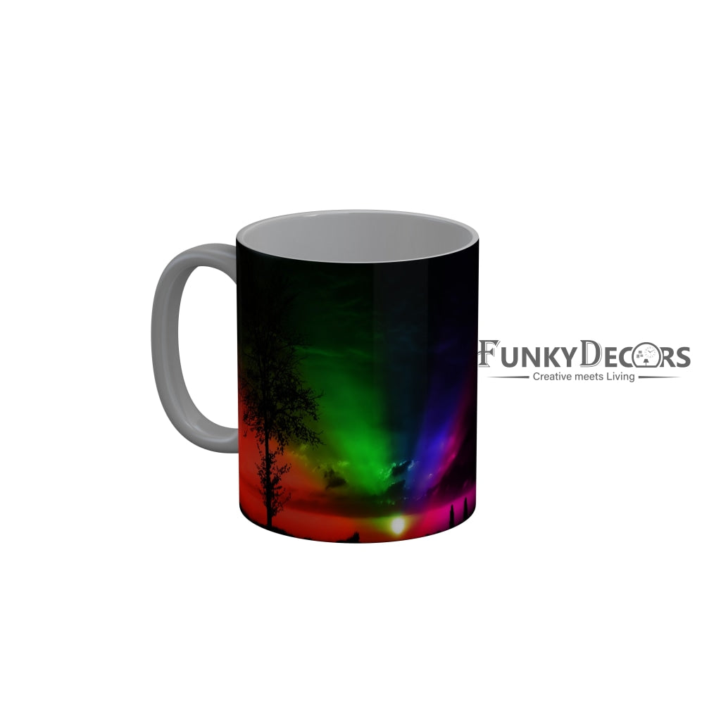 FunkyDecors Colorful Nature Ceramic Coffee Mug