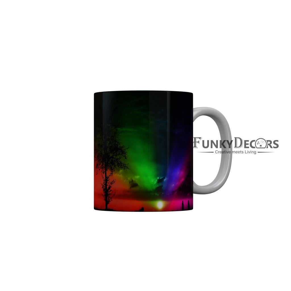 FunkyDecors Colorful Nature Ceramic Coffee Mug
