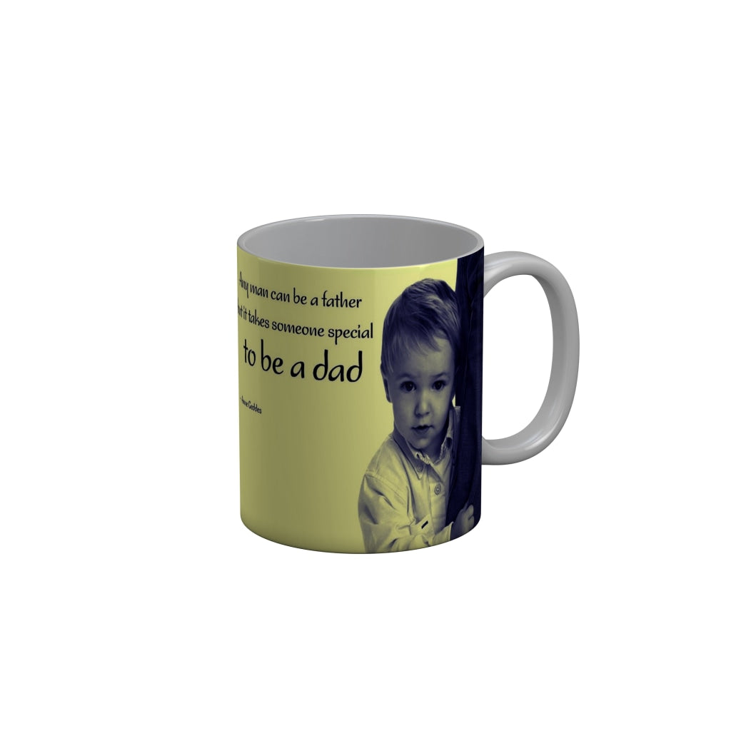 FunkyDecors Dad Birthday Father Day World Greatest Dad Ceramic Coffee Mug