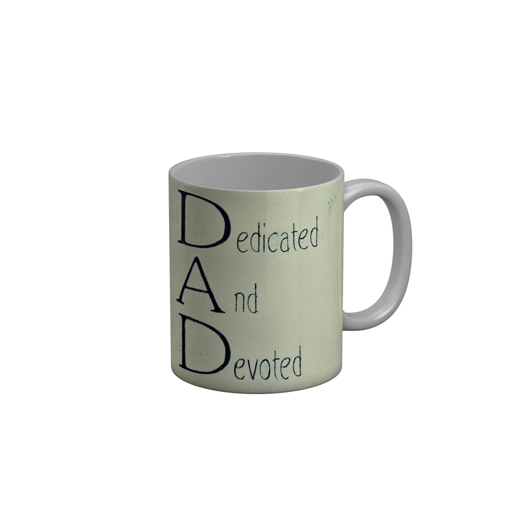 FunkyDecors Dad Birthday Father Day World Greatest Dad Ceramic Coffee Mug