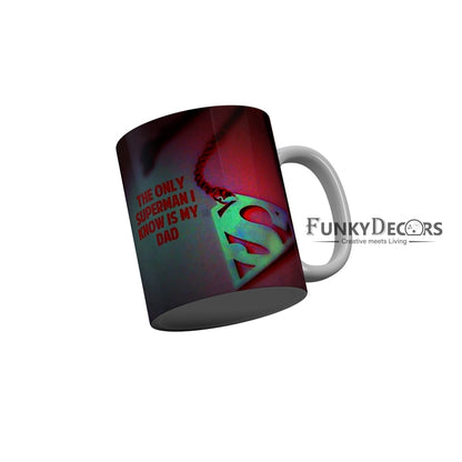 FunkyDecors Dad Birthday Father Day World Greatest Dad Ceramic Coffee Mug