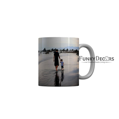 FunkyDecors Dad Birthday Father Day World Greatest Dad Ceramic Coffee Mug