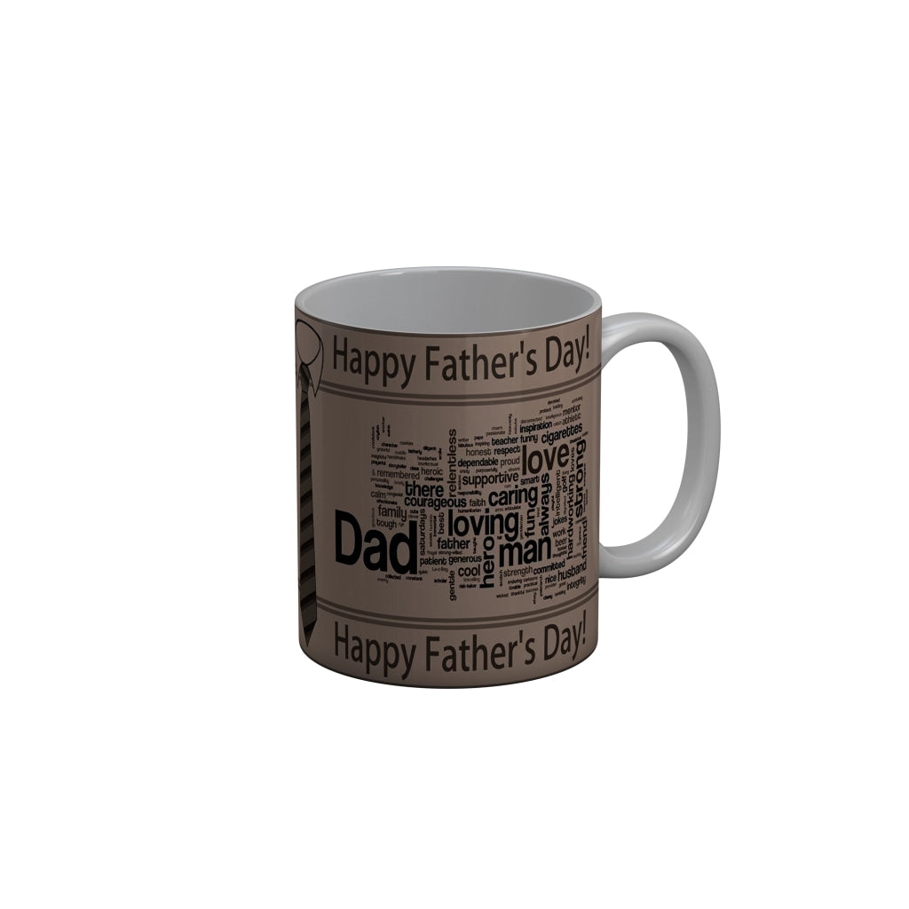 FunkyDecors Dad Birthday Father Day World Greatest Dad Ceramic Coffee Mug