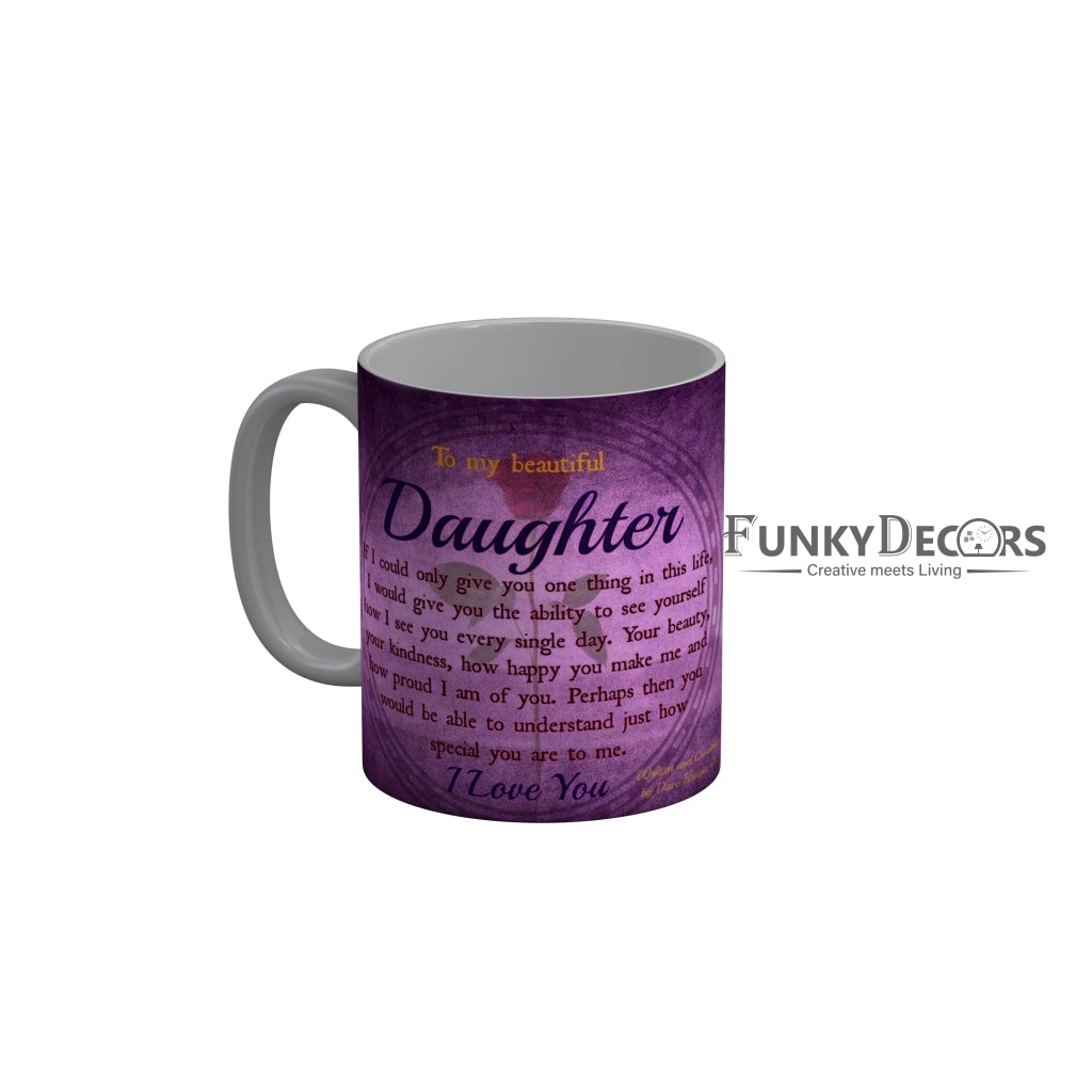 FunkyDecors Dad Birthday Father Day World Greatest Dad Ceramic Coffee Mug