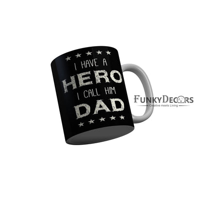 FunkyDecors Dad Birthday Father Day World Greatest Dad Ceramic Coffee Mug